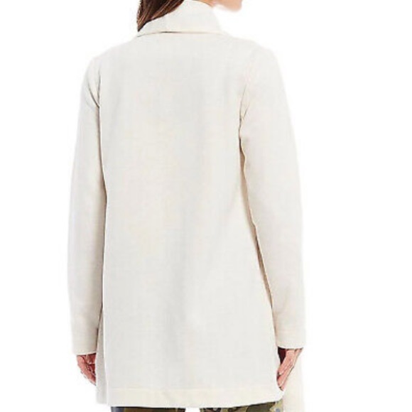 NWT UGG Janni Fleece ivory cream Blanket Cardigan M/ L - Picture 2 of 5